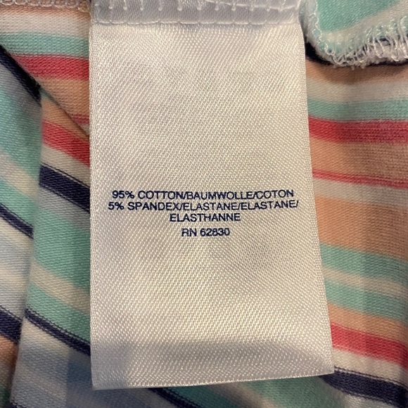 Lands' End Multicolor Striped Midi Dress. Sleeveless. Size S. Pockets. Comfy! - Picture 12 of 14